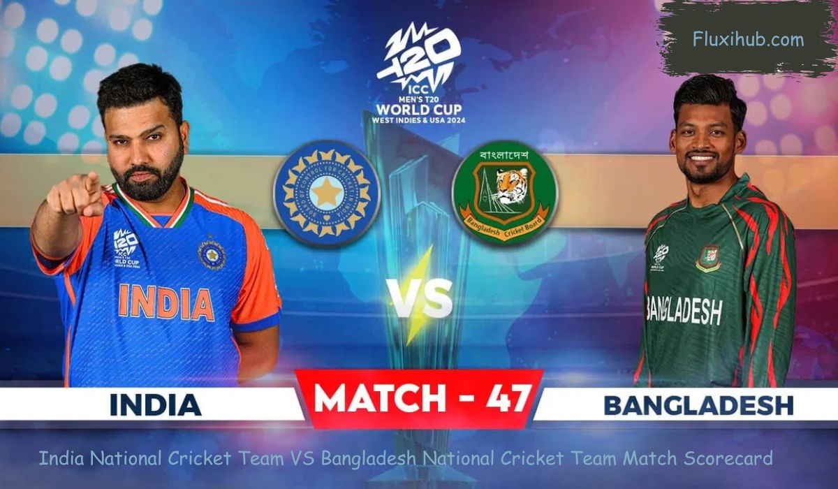 India National Cricket Team VS Bangladesh National Cricket Team Match Scorecard on (June 1, 2024)