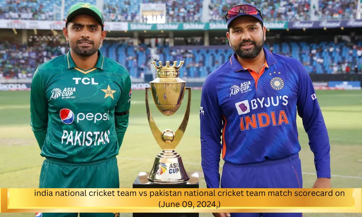 india national cricket team vs pakistan national cricket team match scorecard